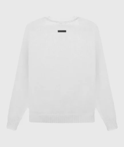 Essentials Overlapped Sweatshirt White