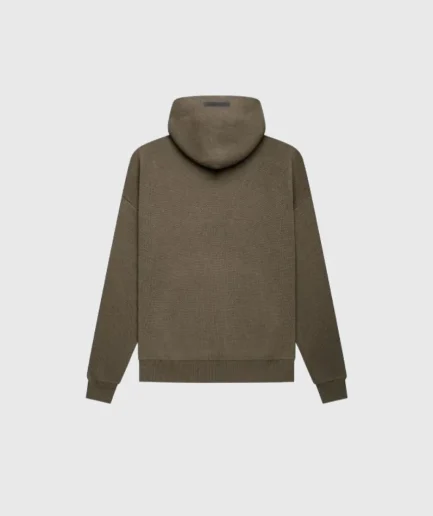 Fear of God Essentials Knit Pullover Hoodie Brown