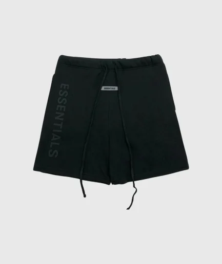 Fear of God Essentials Logo Shorts Black