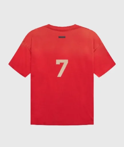 Fear of God Essentials T-Shirt 7 Red
