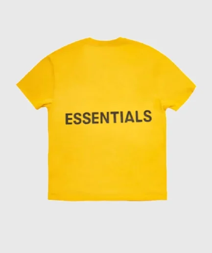 Fear of God Essentials T-Shirt Applique Logo Yellow