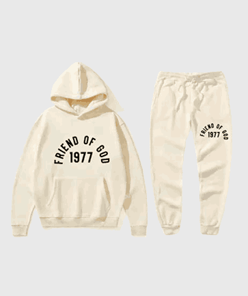 Essentials God Is Great 1977 Tracksuit Off White