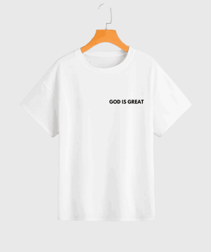 Essentials God Is Great White T-Shirt